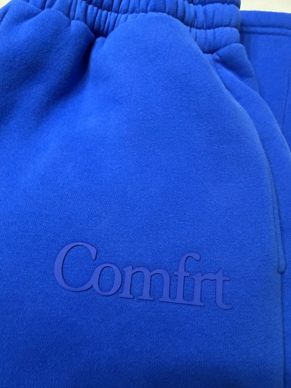 Comfrt Minimalist Straight Leg Sweatpants in Cobalt Blue